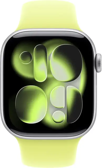 42 mm · Sport Band S/M · Silver Aluminum